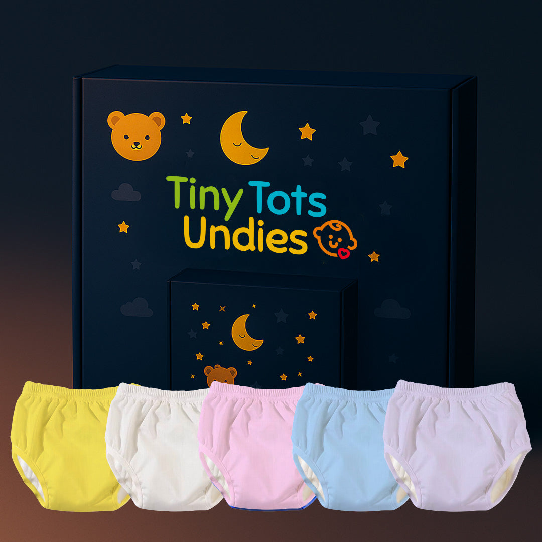 Nighttime Training Underwear - Pack of 5 - Rosy Night 🌸
