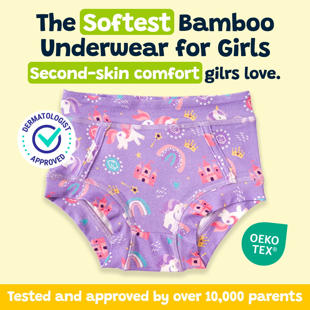 Bamboo Second-Skin Underwear for Girls 🦄
