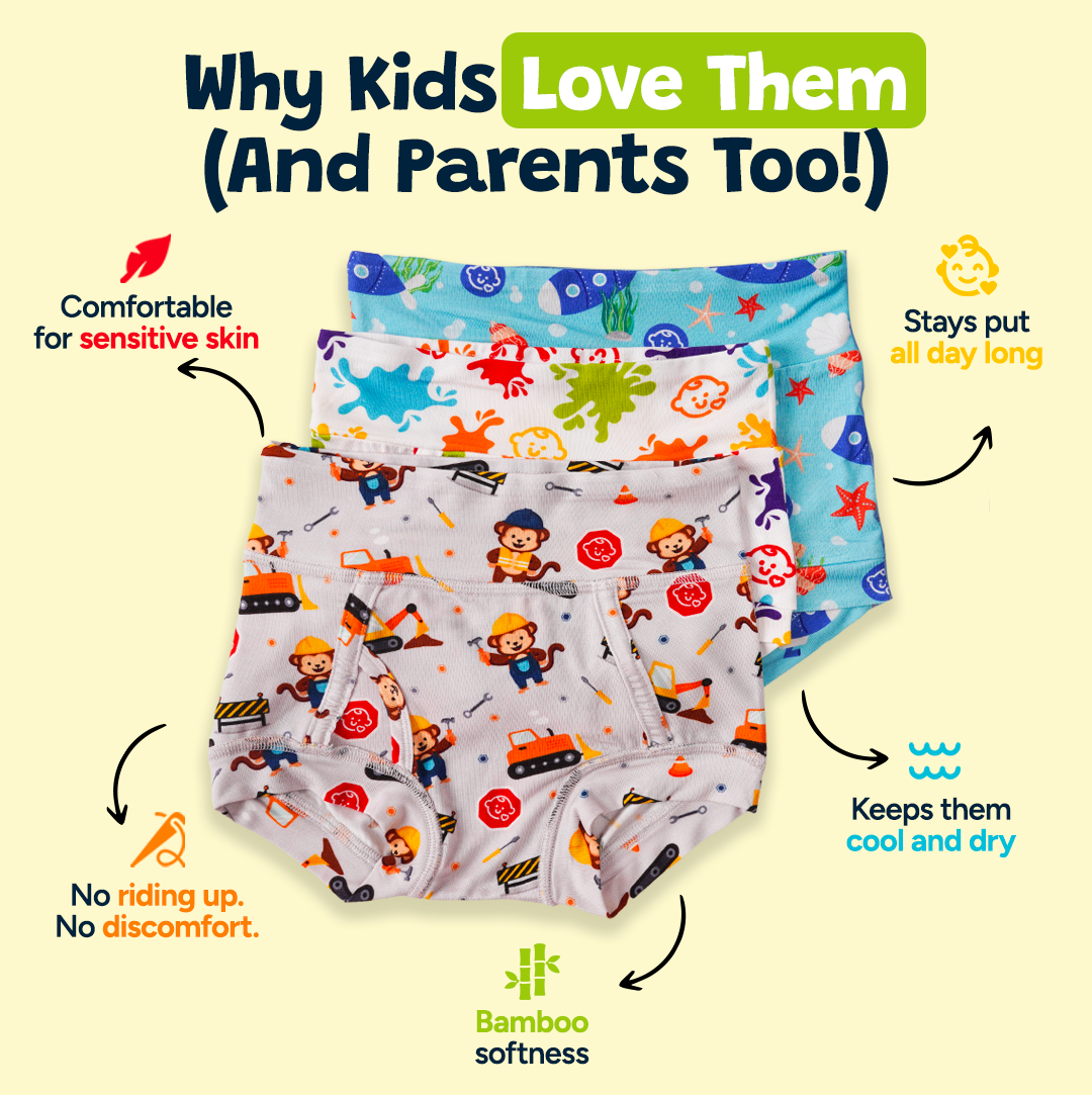 Bamboo Second-Skin Underwear - Captain Croco 🏴‍☠️