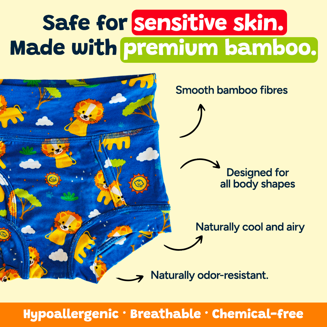 Bamboo Second-Skin Underwear - Captain Croco 🏴‍☠️